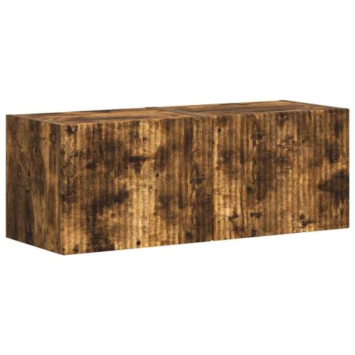 TV стенен шкаф 2 pcs Димян дъб 60 x 31 x 29.5 см