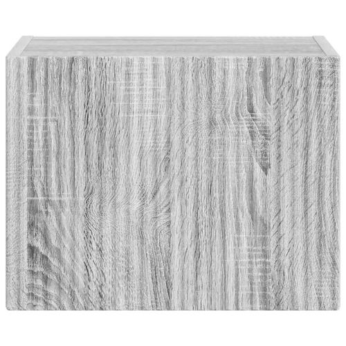 TV стенен шкаф Сив Сонома 60 x 31 x 29.5 см Инженерно дърво