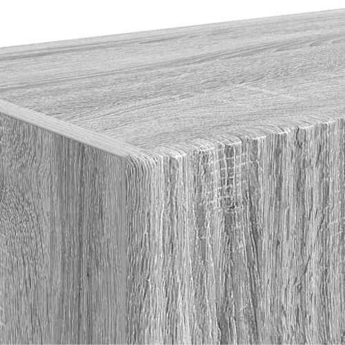 TV стенен шкаф Сив Сонома 60 x 31 x 29.5 см Инженерно дърво