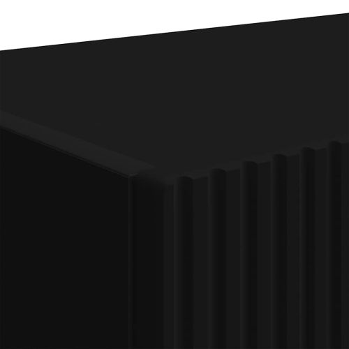 TV стенен шкаф Черно 60 x 31 x 29.5 см Инженерно дърво