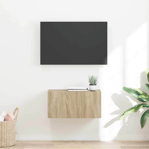 TV стенен шкаф Сонома 60 x 31 x 29.5 см Инженерно дърво