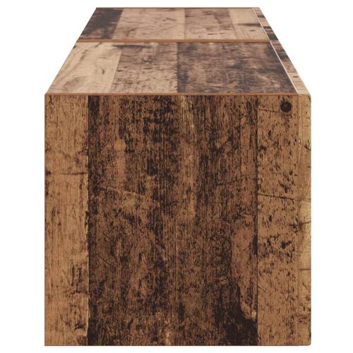 TV стенен шкаф 2 pcs Старо дърво 60 x 31 x 29.5 см