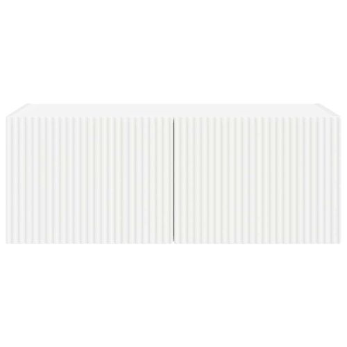 TV стенен шкаф Бяло 60 x 31 x 29.5 см Инженерно дърво