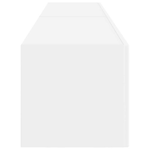 TV стенен шкаф 2 pcs Бяло 60 x 31 x 29.5 см Инженерно дърво