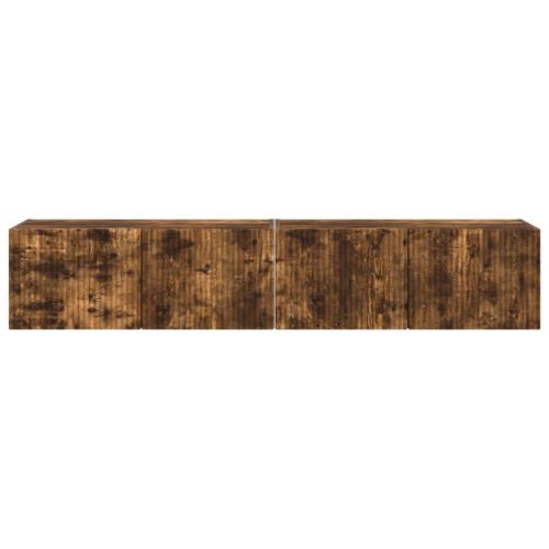 TV стенен шкаф 2 pcs Димян дъб 60 x 31 x 29.5 см