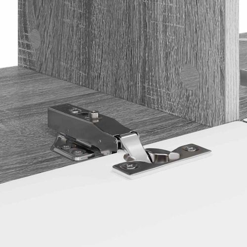 TV стенен шкаф Сив Сонома 60 x 31 x 29.5 см Инженерно дърво