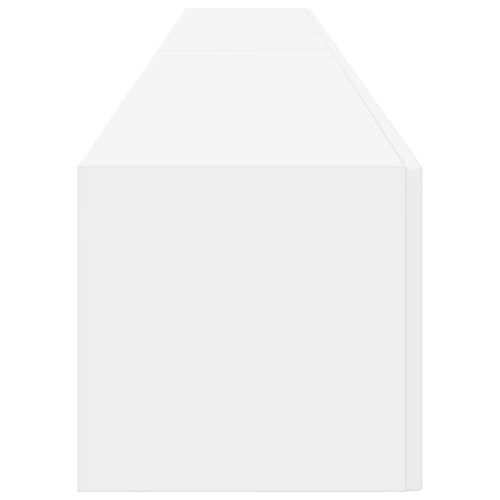 TV стенен шкаф 2 pcs Бяло 60 x 31 x 29.5 см Инженерно дърво