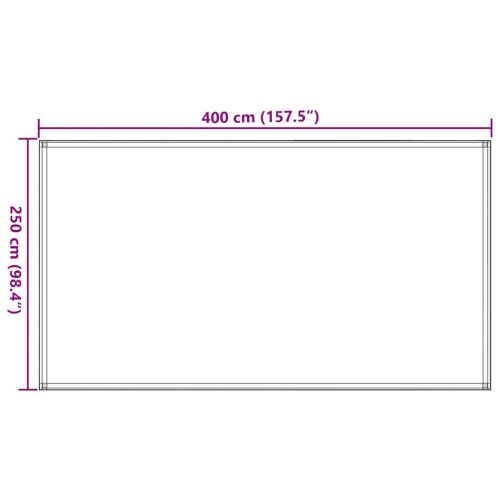 Килим за палатка, 250x400 см, HDPE, зелен