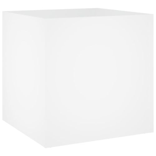 Комплект мебели за антре, бели, инженерно дърво