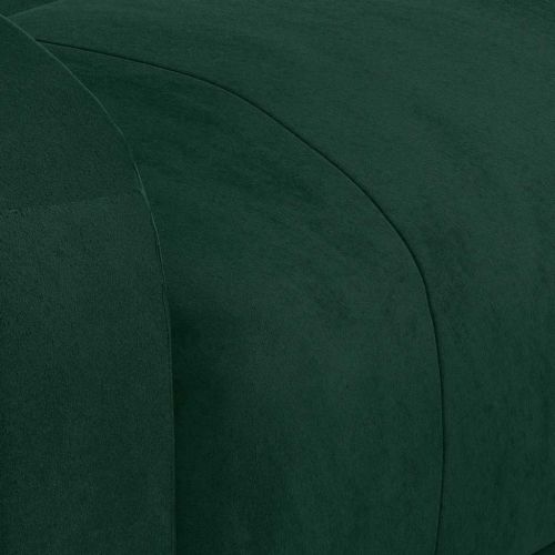 Електрически масажен стол, тъмнозелена, кадифе