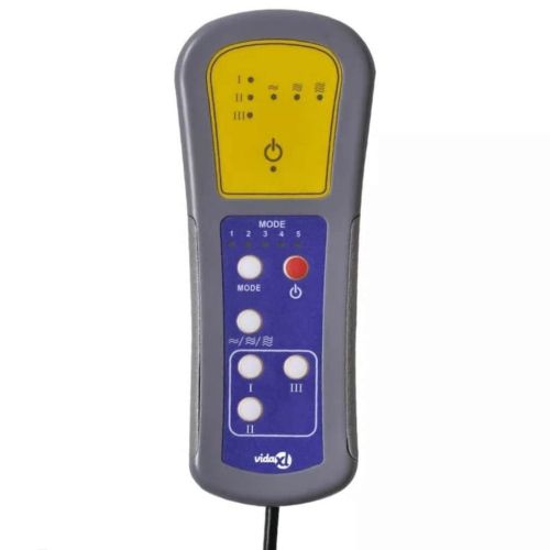 Масажен стол, син, кадифе