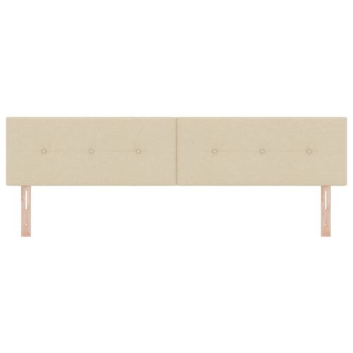 Облегалка за глава с таблото Крем 200 cm Изкуствена