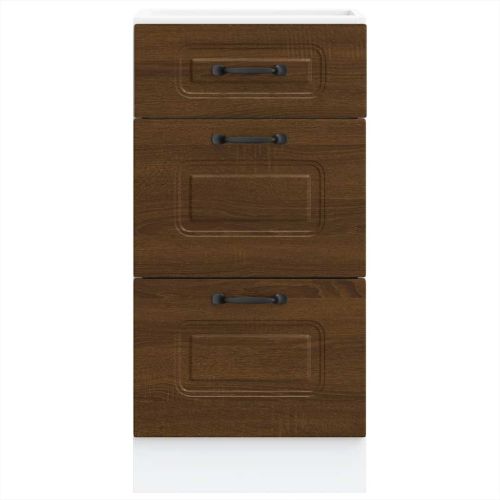 Кухненски шкаф, "Kalmar", кафяв дъб, инженерно дърво