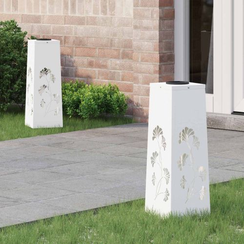 Соларна LED светлина за пътека 2 pcs Бяло