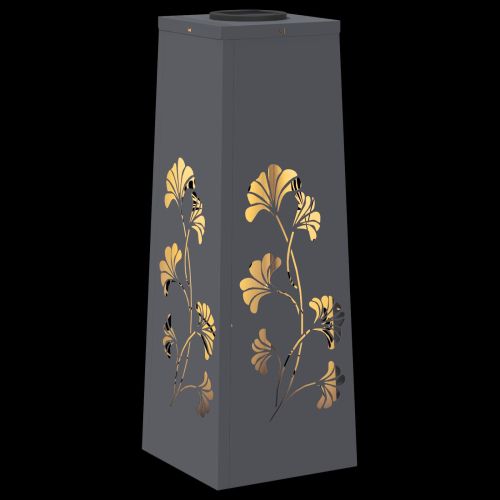 Соларна LED светлина за пътека 2 pcs Антрацит