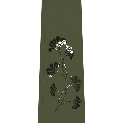 Соларна LED светлина за пътека 2 pcs Маслинено зелено