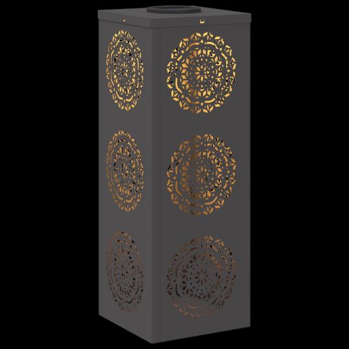 Соларна LED светлина за пътека 2 pcs Черно