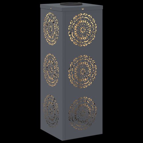 Соларна LED светлина за пътека 2 pcs Антрацит