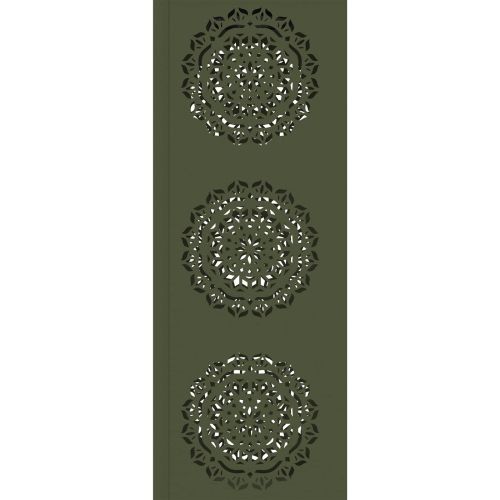 Соларна LED светлина за пътека 2 pcs Маслинено зелено