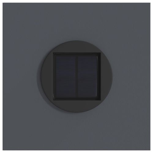 Соларна LED светлина за пътека 2 pcs Антрацит