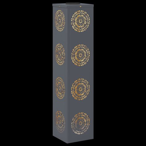 Соларна LED светлина за пътека 2 pcs Антрацит