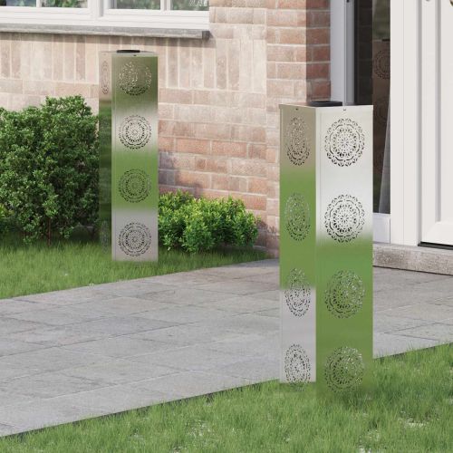 Соларна LED светлина за пътека 2 pcs Неръждаема стомана