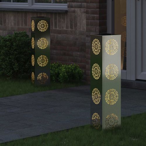 Соларна LED светлина за пътека 2 pcs Ръждясало