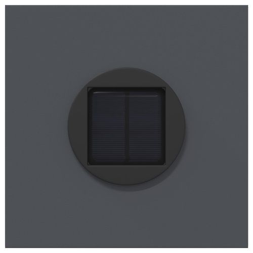 Соларна LED светлина за пътека 2 pcs Антрацит