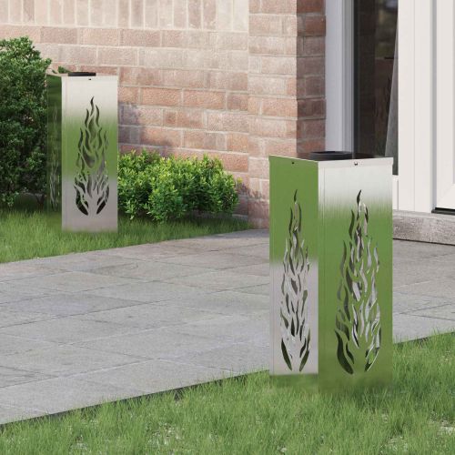 Соларна LED светлина за пътека 2 pcs Неръждаема стомана