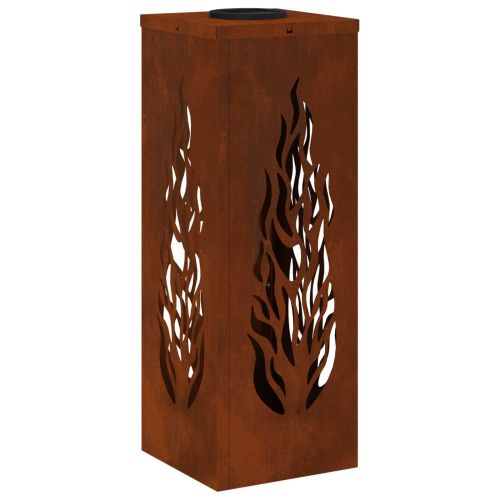 Соларна LED светлина за пътека 2 pcs Бронзов Патинираща стомана