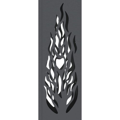 Соларна LED светлина за пътека 2 pcs Антрацит