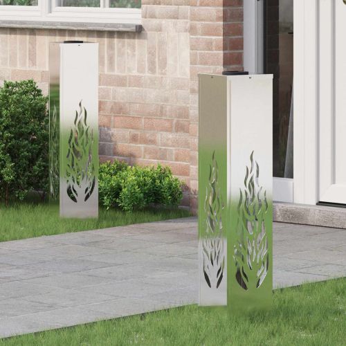 Соларна LED светлина за пътека 2 pcs Галванизирана