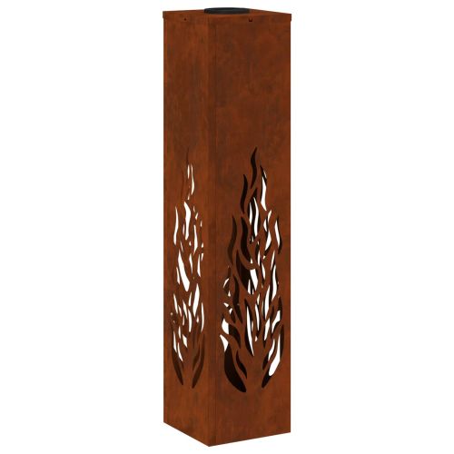 Соларна LED светлина за пътека 2 pcs Кортен стомана