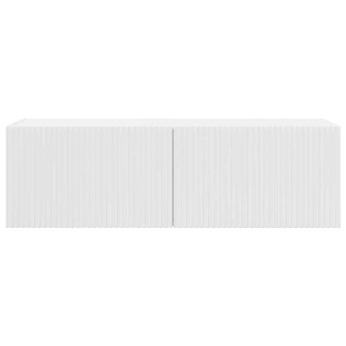 TV стенен шкаф Гланц бяло 60 x 31 x 29.5 см Инженерно дърво