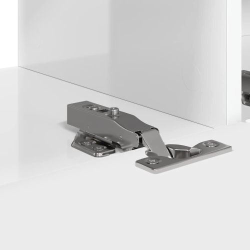 TV стенен шкаф Гланц бяло 60 x 31 x 29.5 см Инженерно дърво