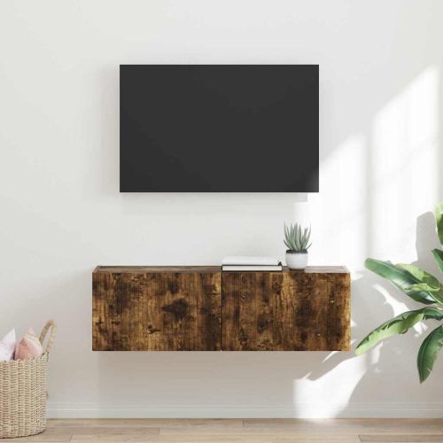TV стенен шкаф Димян дъб 60 x 31 x 29.5 см Инженерно дърво