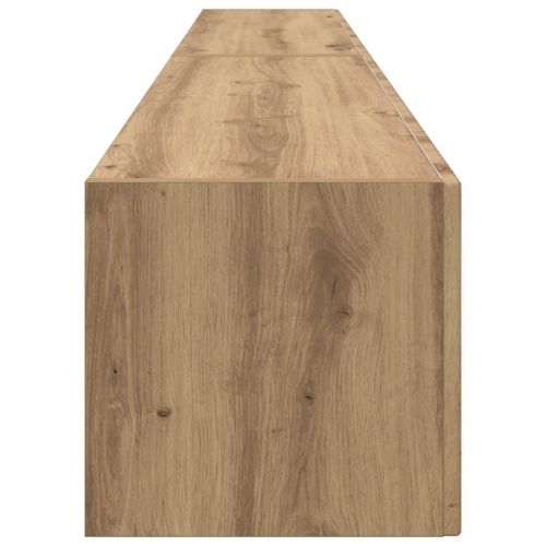 TV стенен шкаф 2 pcs Дъб Артизан 60 x 31 x 29.5 см