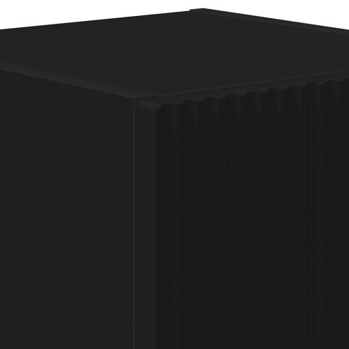 TV стенен шкаф 2 pcs Черно 30 x 31 x 40 см Инженерно дърво