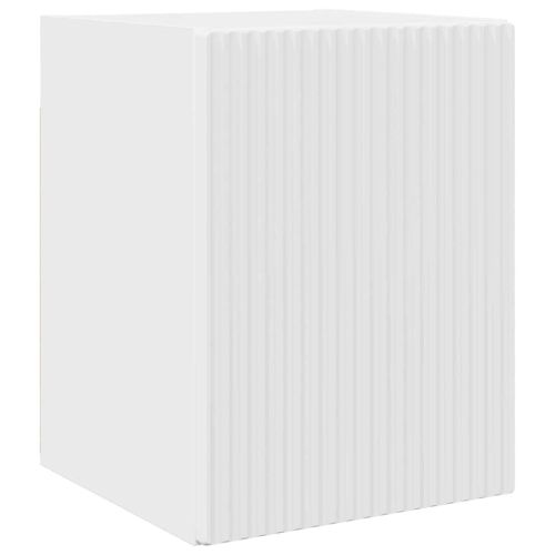 TV стенен шкаф Гланц бяло 30 x 31 x 40 см Инженерно дърво