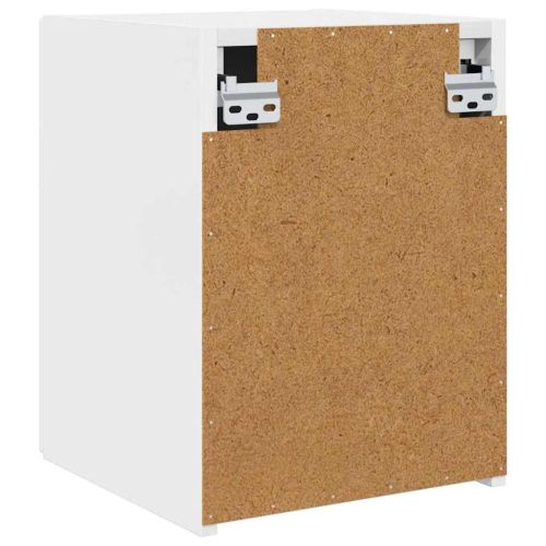 TV стенен шкаф 2 pcs Гланц бяло 30 x 31 x 40 см Инженерно дърво