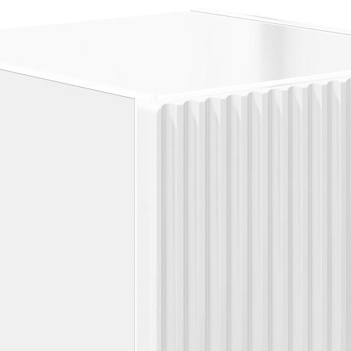 TV стенен шкаф 2 pcs Гланц бяло 30 x 31 x 40 см Инженерно дърво