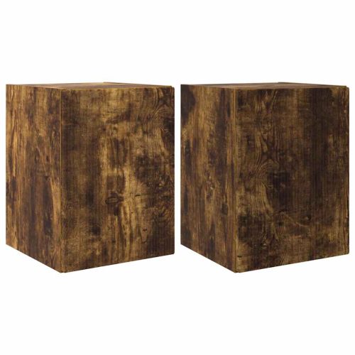 TV стенен шкаф 2 pcs Димян дъб 30 x 31 x 40 см Инженерно дърво