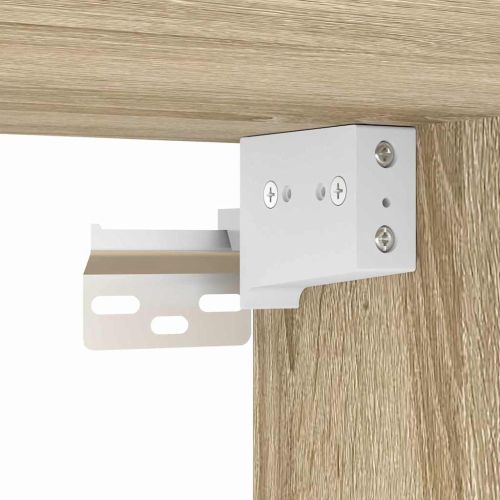 TV стенен шкаф 2 pcs Сонома 30 x 31 x 60 см Инженерно дърво