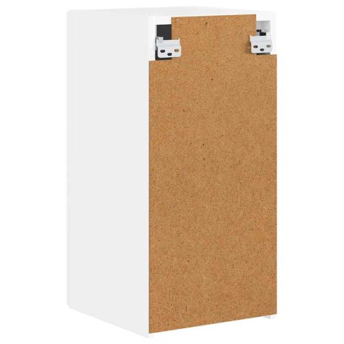 TV стенен шкаф Гланц бяло 30 x 31 x 60 см Инженерно дърво