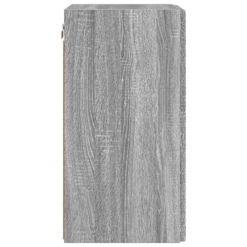 TV стенен шкаф Сив Сонома 30 x 31 x 60 см Инженерно дърво