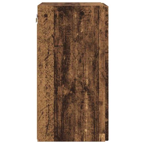 TV стенен шкаф 2 pcs Старо дърво 30 x 31 x 60 см