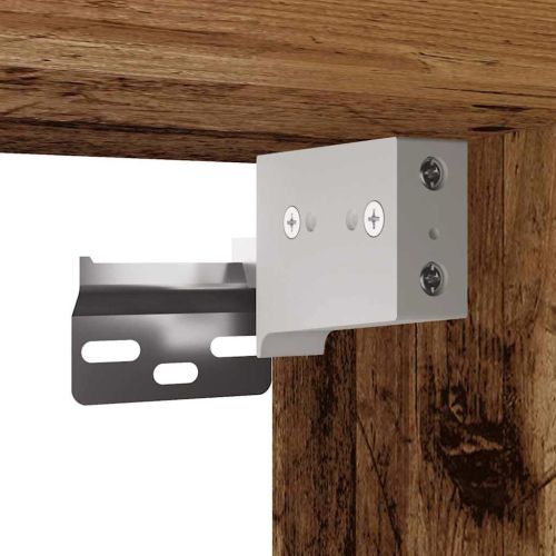 TV стенен шкаф 2 pcs Старо дърво 30 x 31 x 60 см