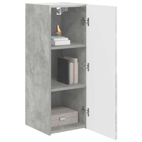 TV стенен шкаф Бетон 30 x 31 x 80 см Инженерно дърво