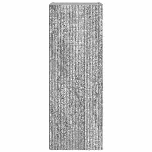 TV стенен шкаф Сив Сонома 30 x 31 x 80 см Инженерно дърво