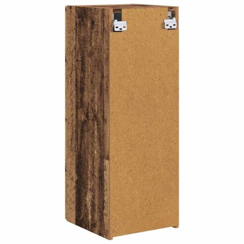 TV стенен шкаф 2 pcs Старо дърво 30 x 31 x 80 см